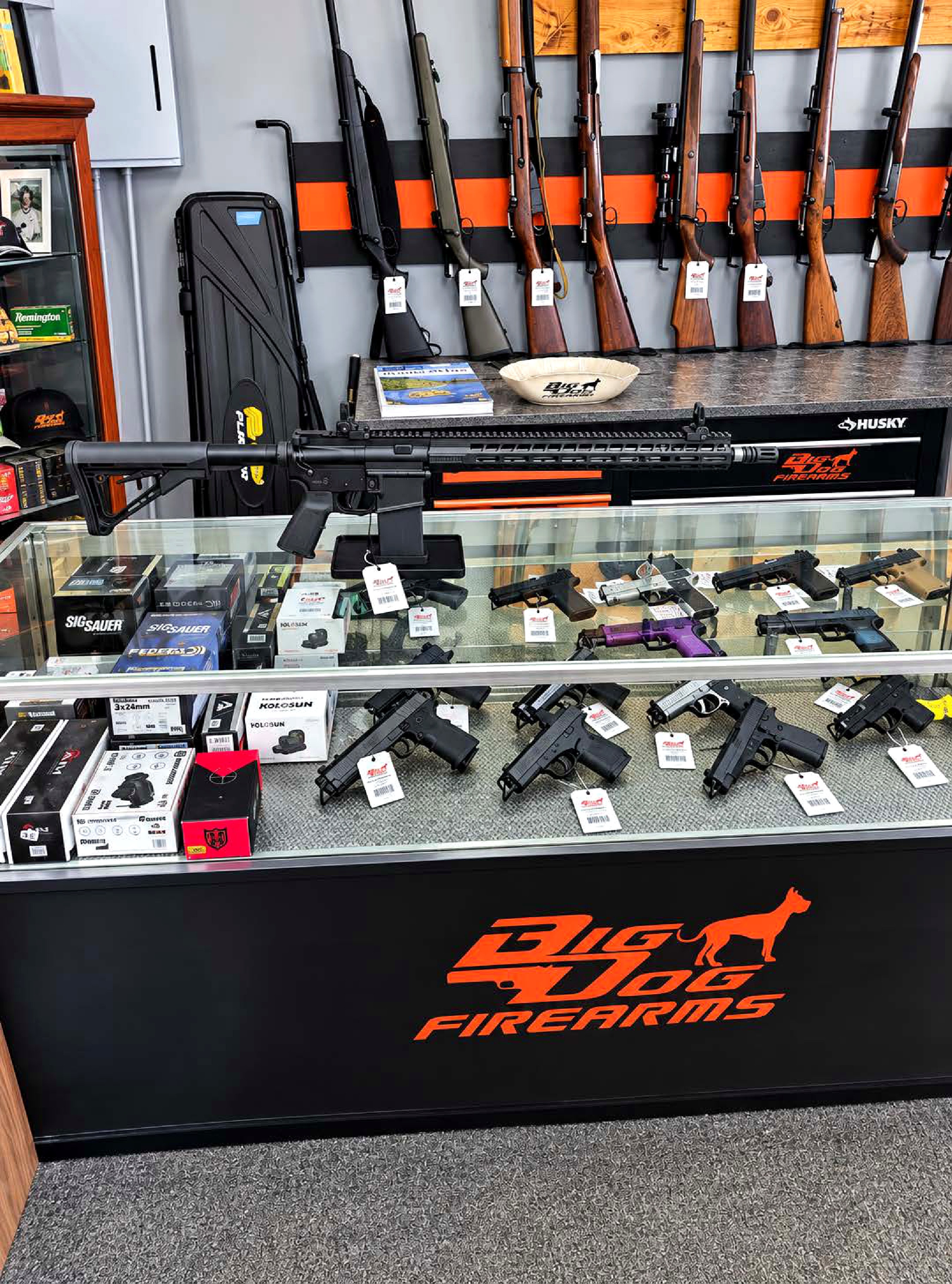 Handgun & Rifle Display Case